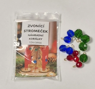 ZVONÍCÍ STROMEK - náhradní korálky (12ks)